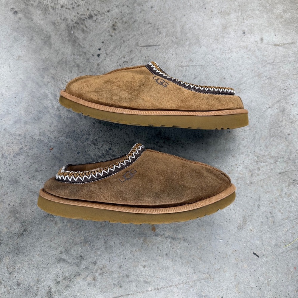 UGG Tasman Chestnut Brown Suede Slippers 5950 Women 7